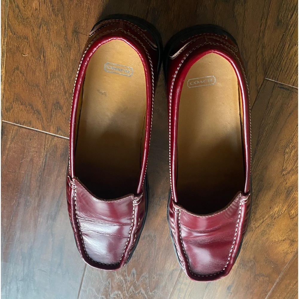 Great condition COACH leather loafers. See pics, lots of life left!